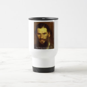 Caneca Térmica Tolstoy "Mude a Si Mesmo" Presentes de Citação de 