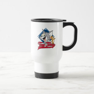 Caneca Térmica Tom And Jerry   Tom And Jerry On Baseball Diamond