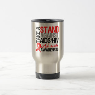 Caneca Térmica Tome um suporte contra o HIV do AIDS