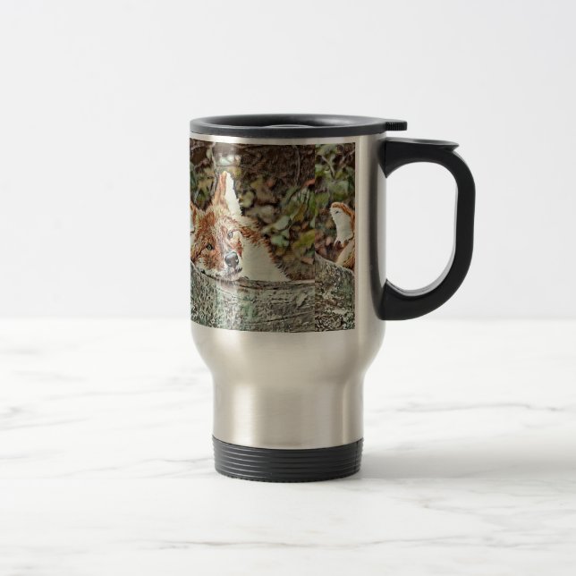 Caneca Térmica Toony Fox (Direita)