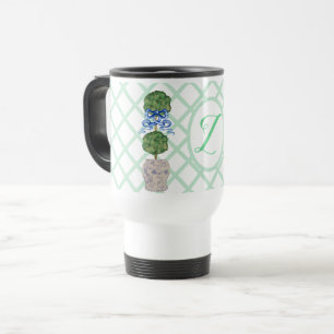 Caneca Térmica Topiário de Jares Ginger Ginger Chinoiserie Verde