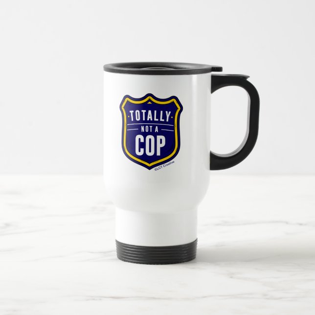 Caneca Térmica Totalmente Não É Um Policial (Direita)