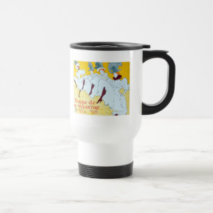 Caneca Térmica Toulouse Lautrec Yellow Dancing Girl Poster
