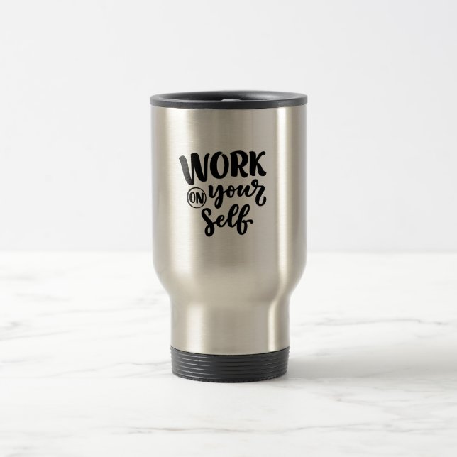 Caneca Térmica trabalhe sozinho (Centro)