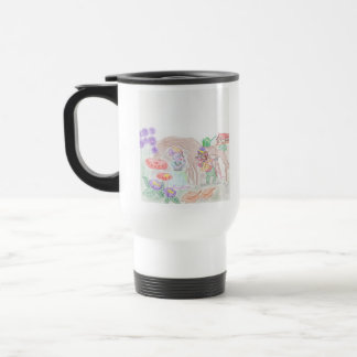Caneca Térmica Trabalho de arte de Crianças Personalizadas, dois
