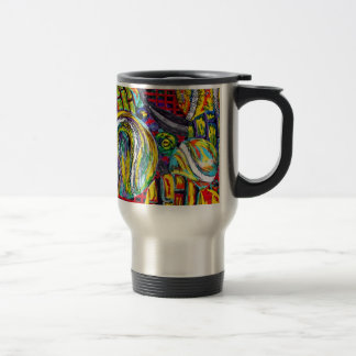 Caneca Térmica Trabalhos de arte abstratos do tênis