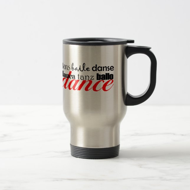 Caneca Térmica Tradução da dança (Direita)