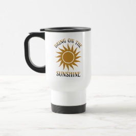Caneca Térmica Traga o Brilho Dourado do Sol