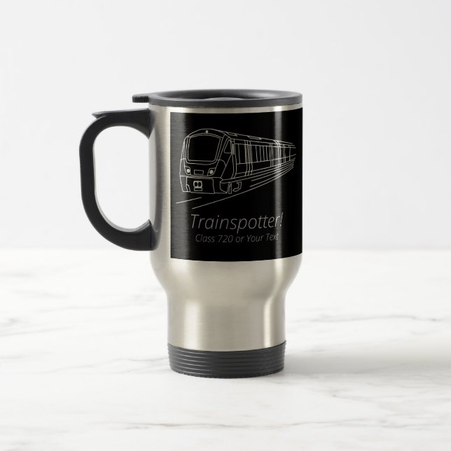 Caneca Térmica Trainspotter Classe 720 Comboio do Reino Unido (Esquerda)