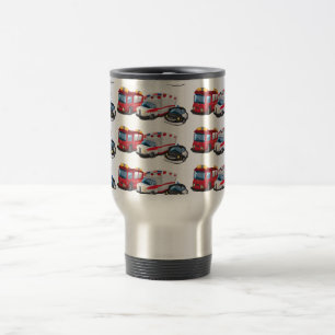 Caneca Térmica Transporte da polícia, da ambulância e do corpo