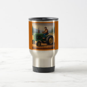 Caneca Térmica Trator de Pé Grande
