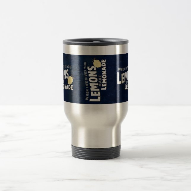 Caneca Térmica Travel Commuter Mug Optimism On The Go Quote (Centro)