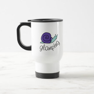 Caneca Térmica Travel Mug Resemugg - Snail "glamping"