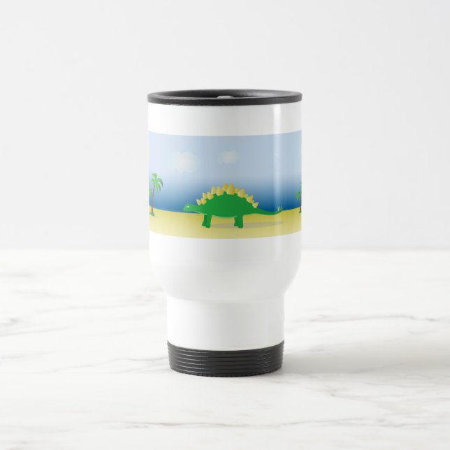 Caneca Térmica Travel mug with Stegosaurus Jascaro Graphics (Centro)