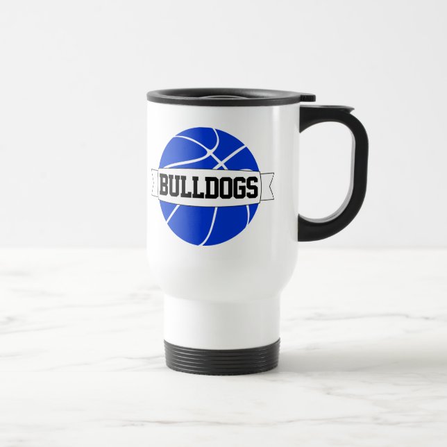 Caneca Térmica Treinador de Basquete Azul Equipe Personalizada Es (Direita)