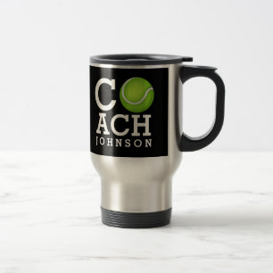 Caneca Térmica Treinador de tênis conhecido feito sob encomenda