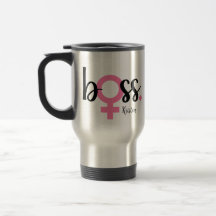 Trendy Boss Lady Modern Typografia Viagem Personal
