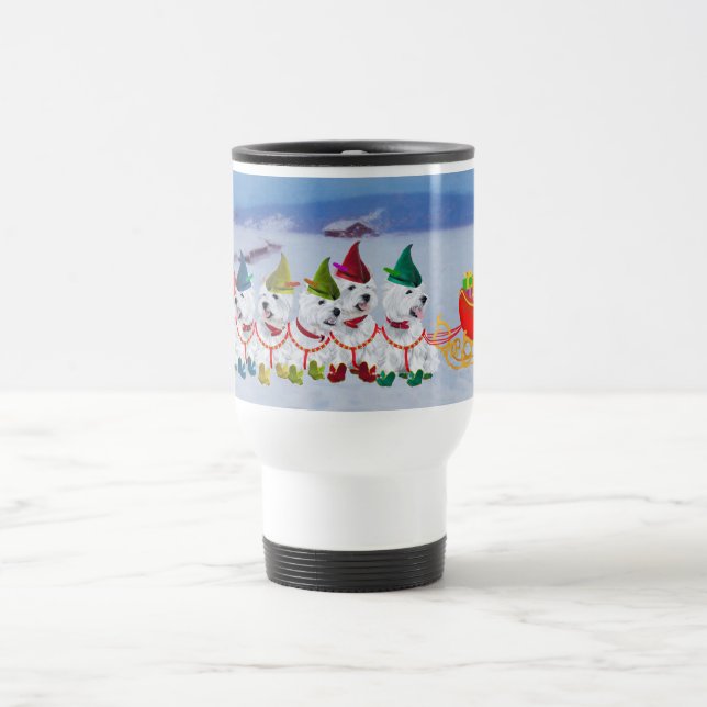 Caneca Térmica Trenó de Natal (Centro)
