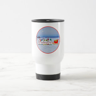 Caneca Térmica Trenó de Natal