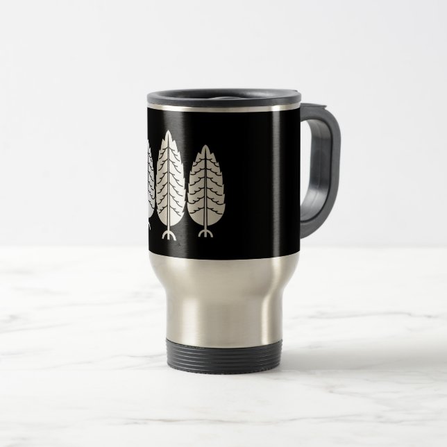 Caneca Térmica Três cedros japoneses (Frente Esquerda)