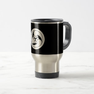 Caneca Térmica Três espirais de cravo no sentido anti-horário em 