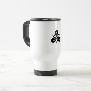 Caneca Térmica Três gansos selvagens em laço, voltados para dentr