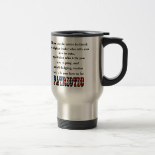 Caneca Térmica Três pessoas para nunca confiar: