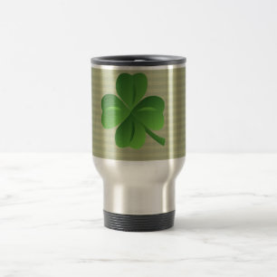 Caneca Térmica Trevo da Sorte Irlandês Elegante e Tendência