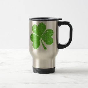 Caneca Térmica Trevo irlandês verde