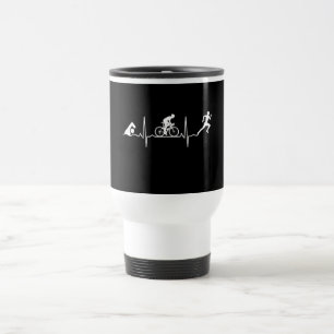 Caneca Térmica Triathlon - Triathlon Heartbeat