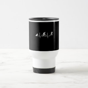 Caneca Térmica Triathlon - Triathlon Heartbeat