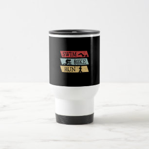 Caneca Térmica Triatlo - Nadar Ciclismo Correr