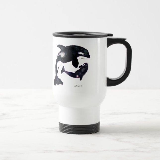 Caneca Térmica Tribal Orca (Direita)