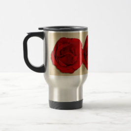 Caneca Térmica Trio | do casamento da rosa vermelha personalizado