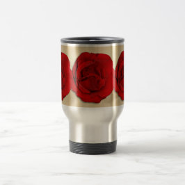 Caneca Térmica Trio | do casamento da rosa vermelha personalizado