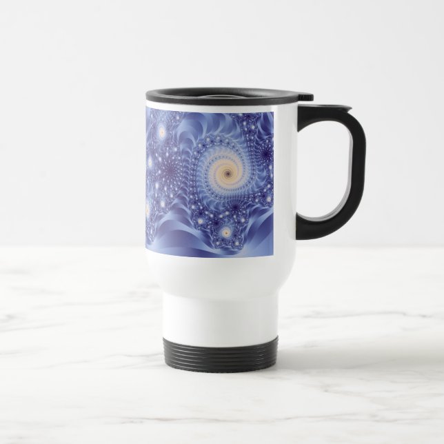 Caneca Térmica Trippy Psychedelic Starstorm Fine Fractal (Direita)