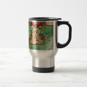 Caneca Térmica tromba de cocô de rena