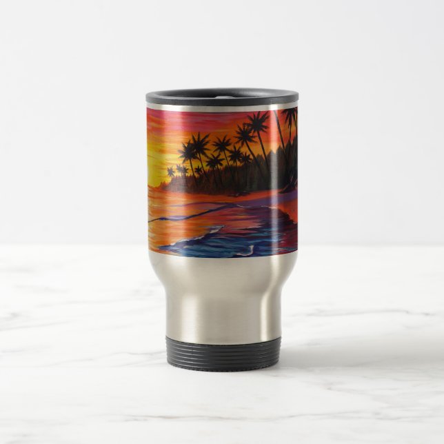 Caneca Térmica Tropical Sunset Mug (Centro)