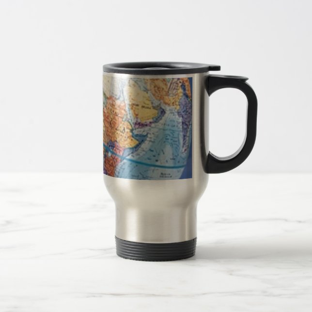 Caneca Térmica Trotador do globo (15oz.) (Direita)