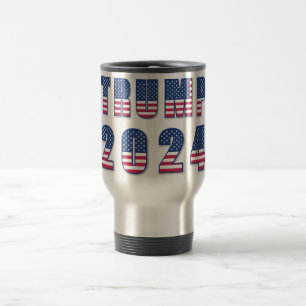 Caneca Térmica Trump 2024 Stars and Stripes