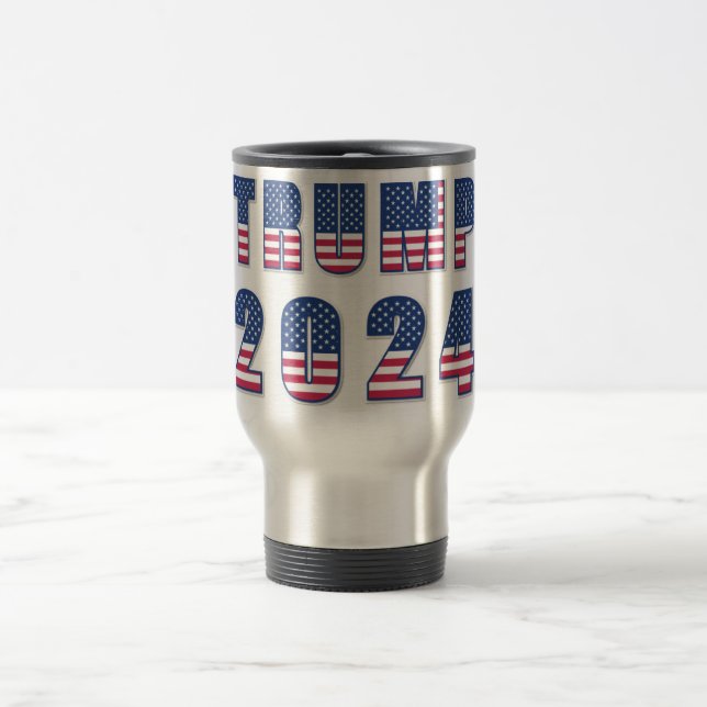 Caneca Térmica Trump 2024 Stars and Stripes (Centro)