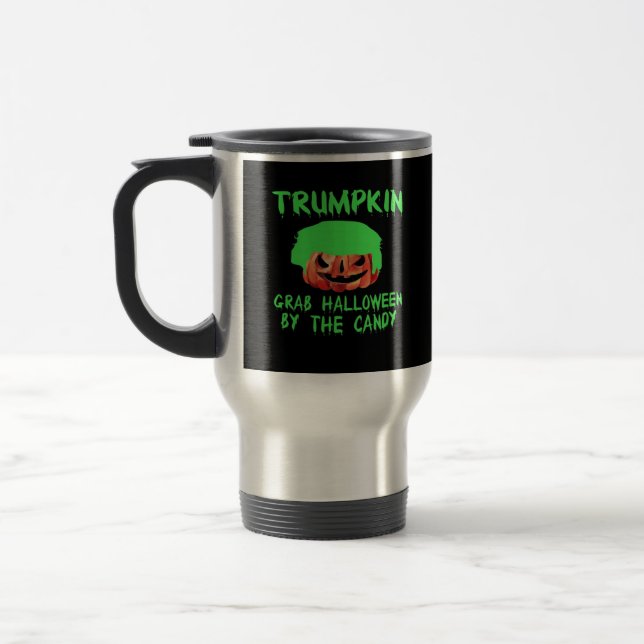 Caneca Térmica Trumpkin Faz Excelente De Halloween Pegá-Lo De Nov (Esquerda)