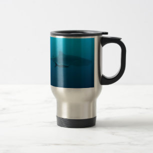 Caneca Térmica Tubaroes Peixe Água Oceano Tropical Praia Paz Amor
