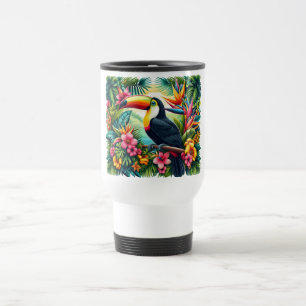 Caneca Térmica Tucano tropical/da selva ave Brasil