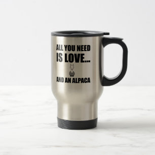 Caneca Térmica Tudo que você precisa é amor e uma alpaca