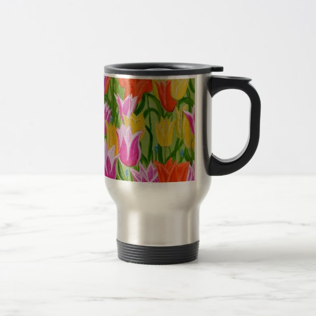 Caneca Térmica Tulipas (Direita)