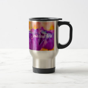Caneca Térmica Tulipas Enchendo Roxo