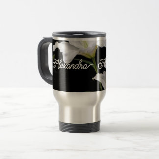 Caneca Térmica Tumbler com alça, tampa e palha, sem manchas