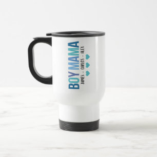 Caneca Térmica Tumbler de Mãe de Menino Com Alça Presente Persona