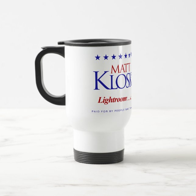 Caneca Térmica Tumbler de Matt Kloskowski (Esquerda)